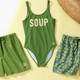 Image for article titled Panera's Swimwear Collection Is Weird, Broccoli-Inspired, and Already Sold Out